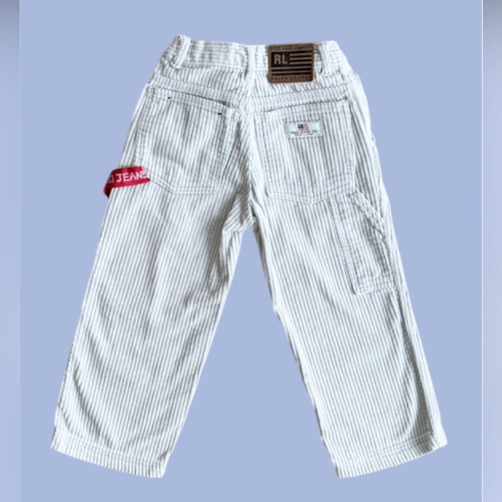 Polo Jeans Co Ralph Lauren Heavy Corduroy Carpenter Pants Youth (4) Classic
